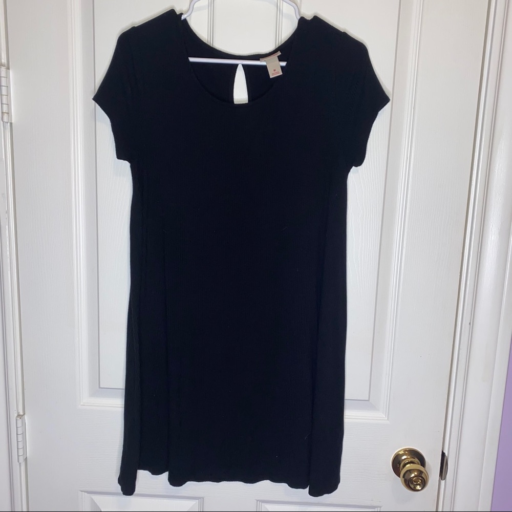 Mossimo Black T-shirt Dress